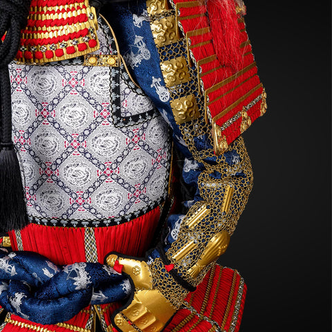 Under Armour sweatpants references, highlighting the soft, comfortable inner layers of the Takeda Clan armor, allowing for movement and breathability while maintaining traditional strength.