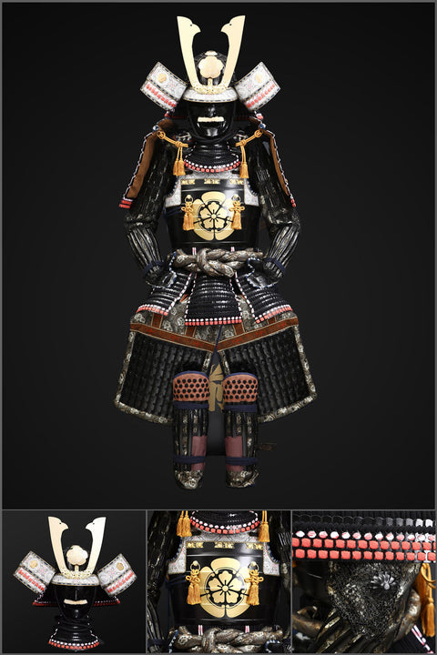 Handmade Oda Clan Samurai Armor, crafted with precision like beetle armor in Terraria.

