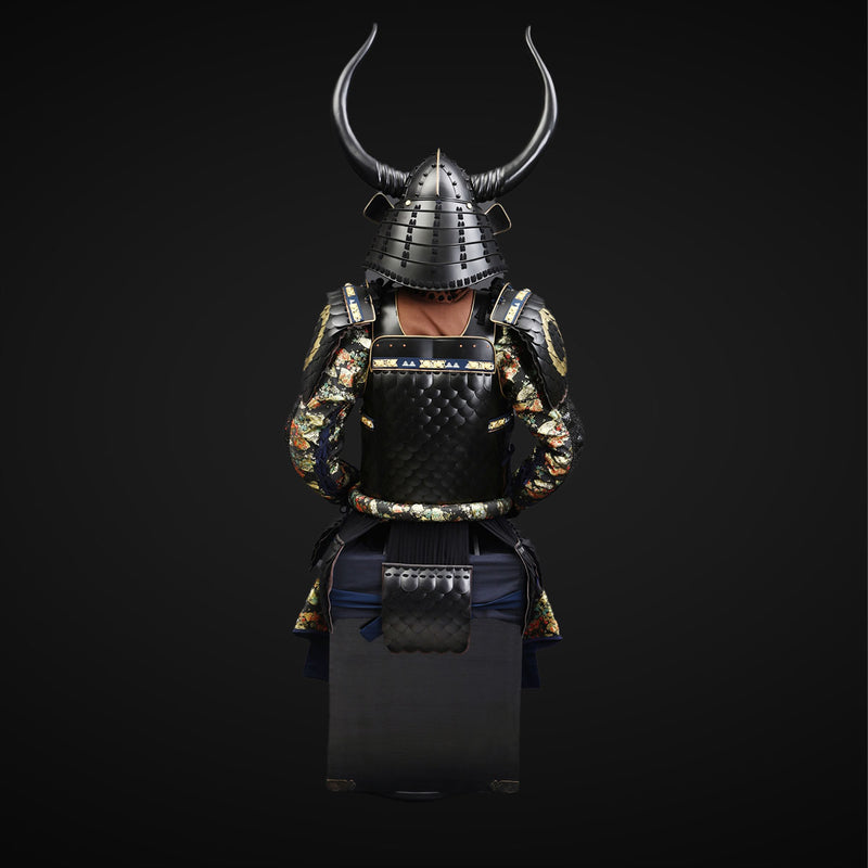 Handmade Life-Size Sanada Nobuyuki Clan Samurai Armor with Antlers 