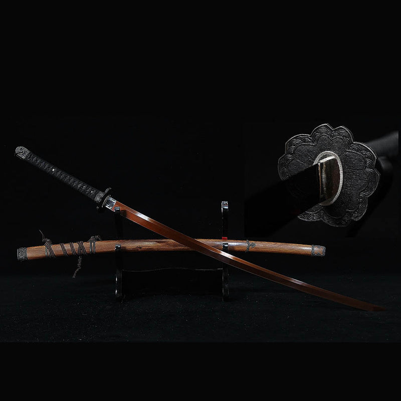 Handmade Sekiro Shadows Die Twice Red Blade Katana Replica 