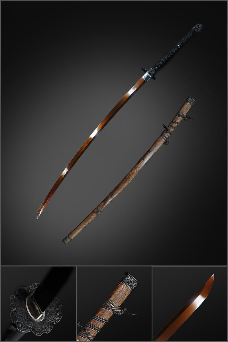 Handmade Sekiro Shadows Die Twice Red Blade Katana Replica 