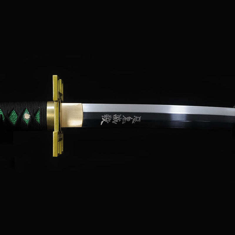 Hand-Forged Tokitou Muichirou Katana Replica – Demon Slayer Anime Swor 