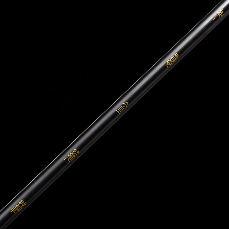 Black Myth Wukong Jingu Bang Stab – 180 cm Replik aus Schwarz-Gold-Leg 