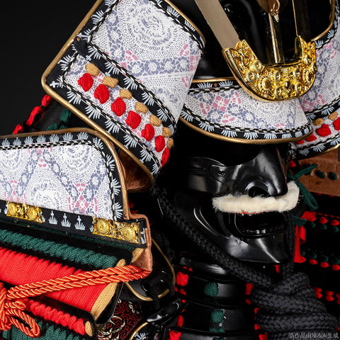 Life-Size Oda Clan Armor with Armored Games Style for Battle Readiness

