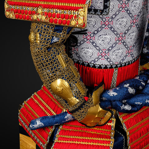 Under Armour joggers influence seen in the design of the samurai armor's flexible lower body protection, combining mobility with durability for high-performance combat.

