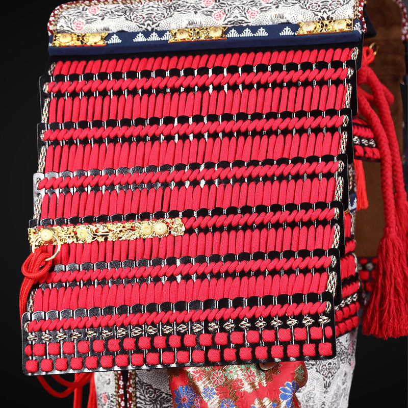 Handmade Life-Size Minamoto no Yoshitsune Samurai Armor, Yoroi with He 