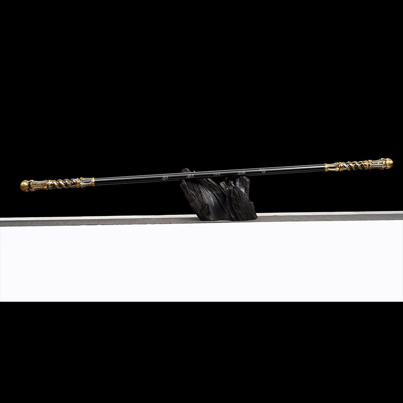 Ruyi Jingu Bang 148 cm Replika-Stab – Schwarzgoldene Affenkönig-Waffe 