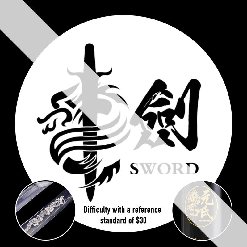 Custom Katana Pattern Design Service - Lacquer Painting & Engraving Available 