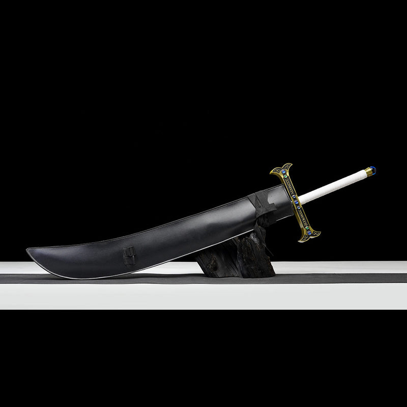 One Piece Dracule Mihawk Yoru Black Sword Replica Anime Katana 