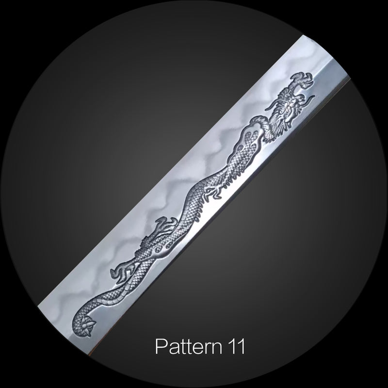 3D Katana Blade Engraving – Custom Deep Carving Samurai Sword 