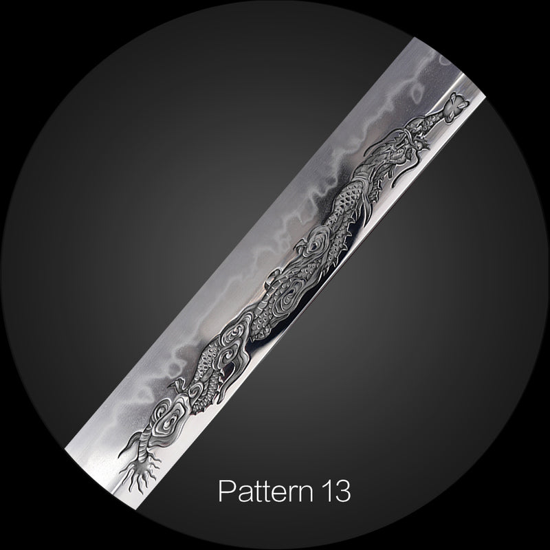 3D Katana Blade Engraving – Custom Deep Carving Samurai Sword 