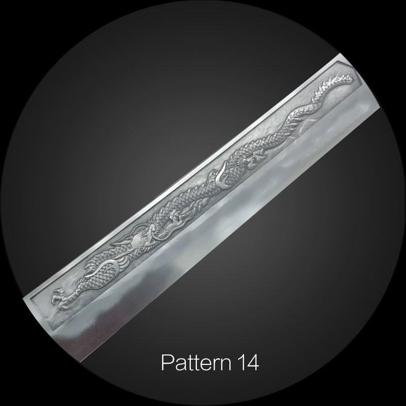 3D Katana Blade Engraving – Custom Deep Carving Samurai Sword 