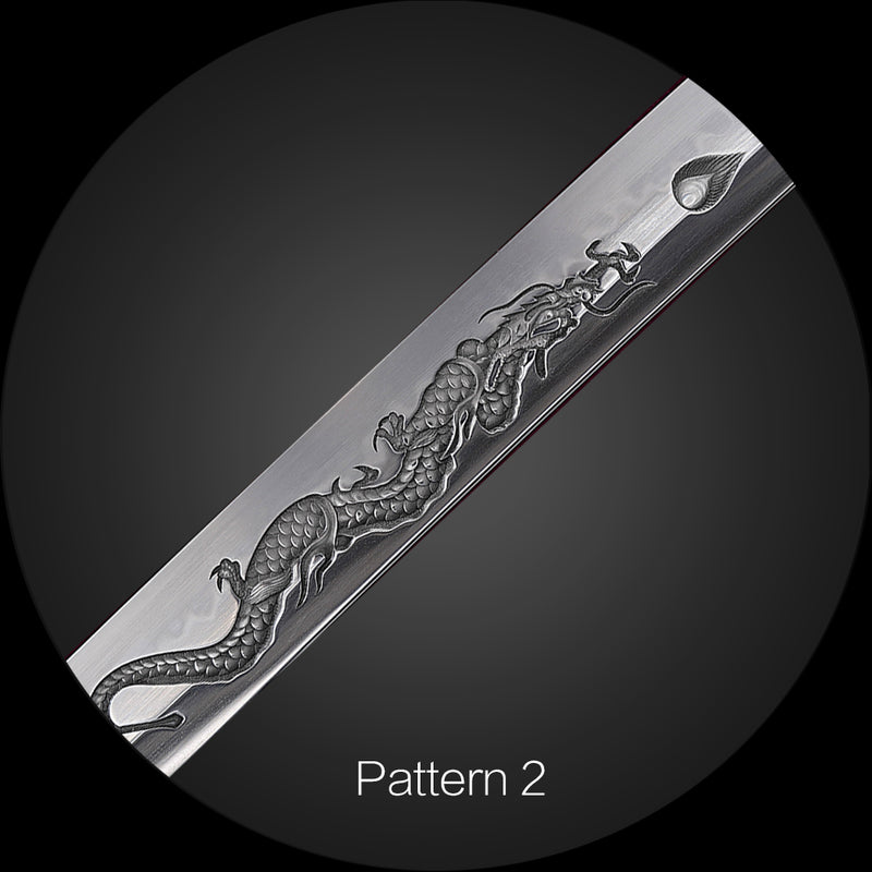 3D Katana Blade Engraving – Custom Deep Carving Samurai Sword 