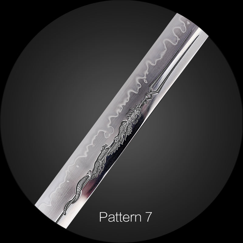 3D Katana Blade Engraving – Custom Deep Carving Samurai Sword 