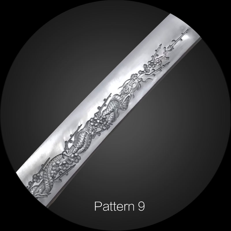 3D Katana Blade Engraving – Custom Deep Carving Samurai Sword 