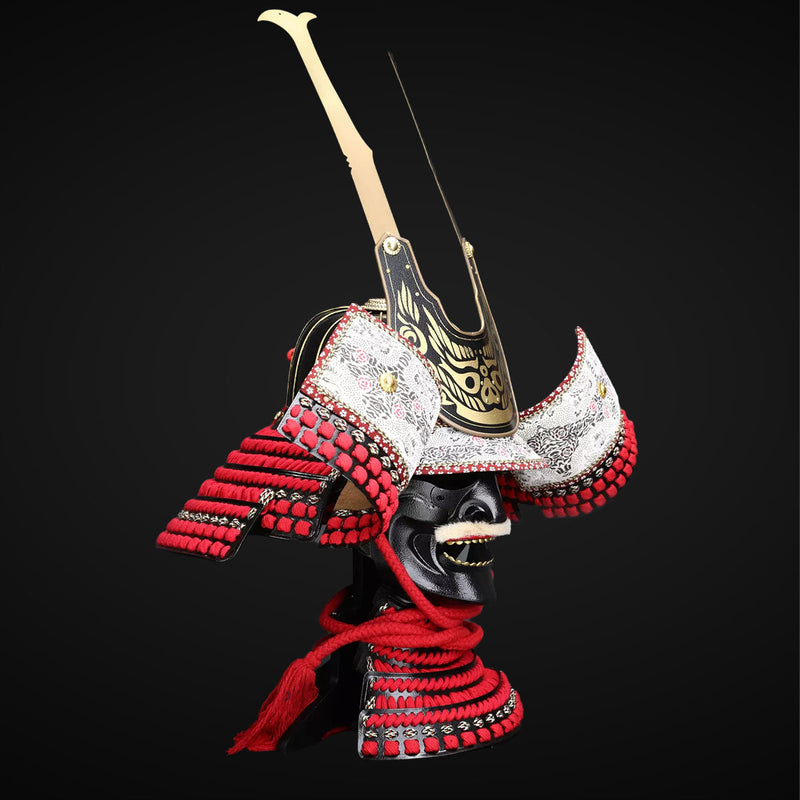Handmade Life-Size Minamoto no Yoshitsune Samurai Armor, Yoroi with He 
