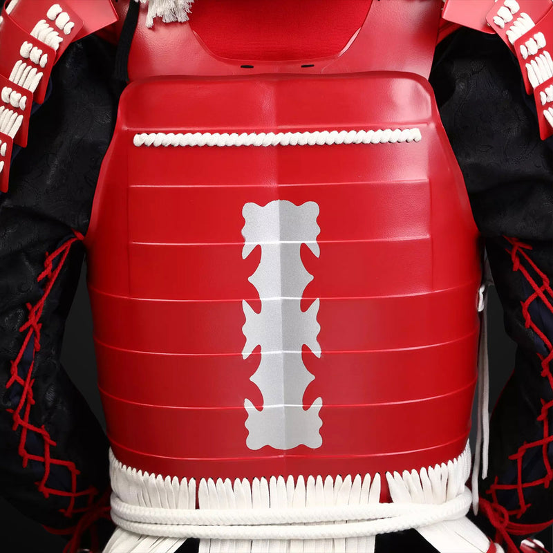 Handmade Life Size Japanese Yoroi,Red Samurai Armor for Sanada Yukimur 