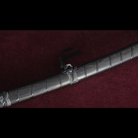 Sekiro replica katana with sword stand and mekugi accessories
