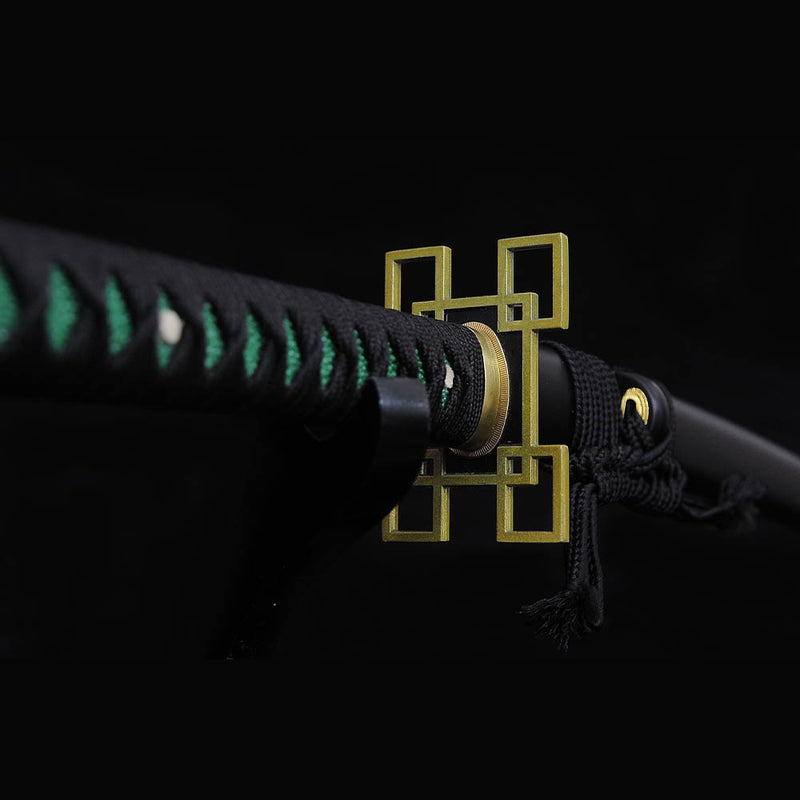 Hand-Forged Tokitou Muichirou Katana Replica – Demon Slayer Anime Swor 