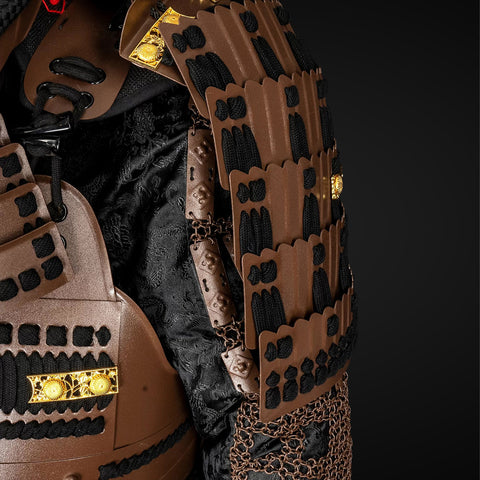 Armor in Japanese culture, with this authentic samurai Yoroi representing centuries of tradition and martial excellence.

