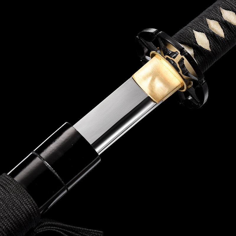 Handmade Japanese Katana, Combat Shinken, 9260 Spring Steel 