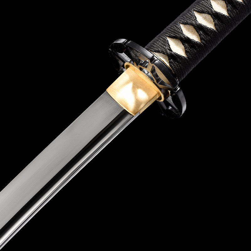 Handmade Japanese Katana, Combat Shinken, 9260 Spring Steel 