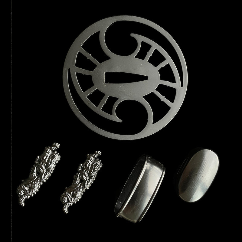 Anpassen Katana - Tsuba aus Edelstahl - Coolkatana 