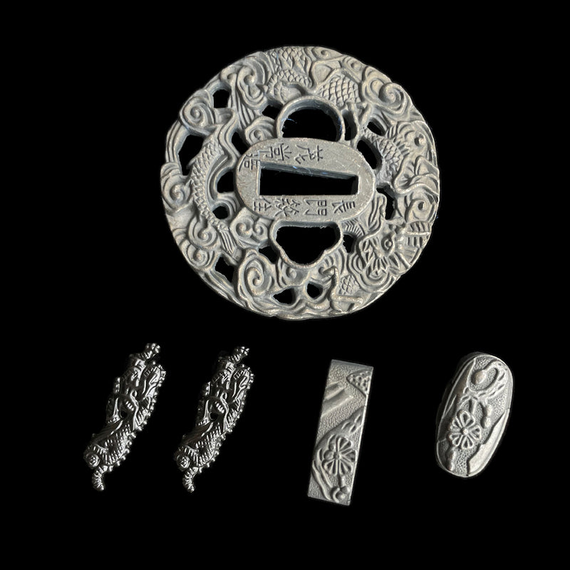 Anpassen Katana - Tsuba aus Edelstahl - Coolkatana 
