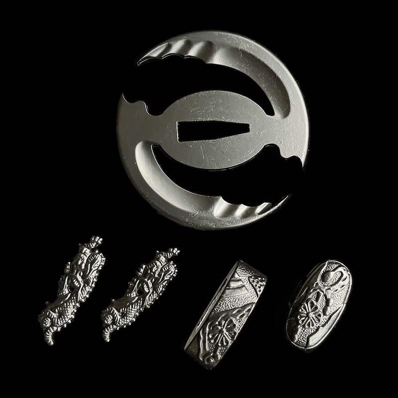 Anpassen Katana - Tsuba aus Edelstahl - Coolkatana 