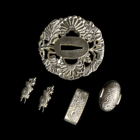 custom samurai sword makers Copper Tsuba By Steel Mold-COOLKATANA-QQ-001