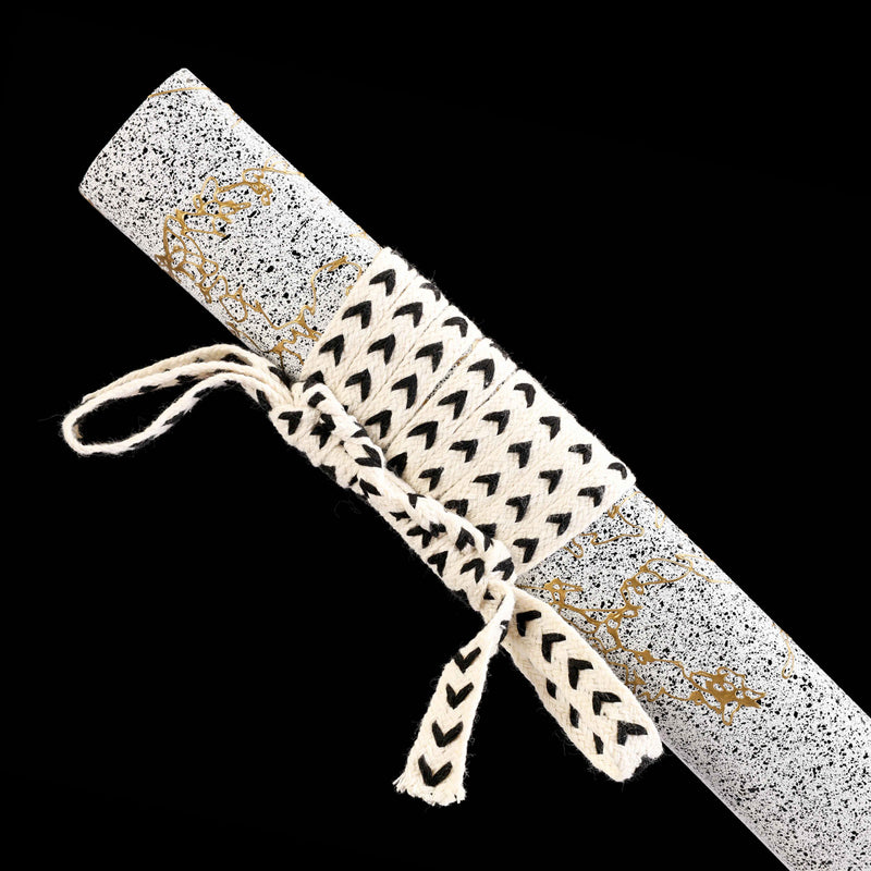 Ghost of Yotei Dark Night Golden Katana 1060 Carbon Steel Sword 