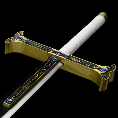 Mihawk Yoru sword with middle carbon steel blade