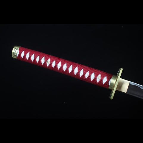 Bleach Renji Abarai Katana Zabimaru Zanpakuto 1045 Steel Full Tang Blade-HY-0019g-2U-COOLKATANA