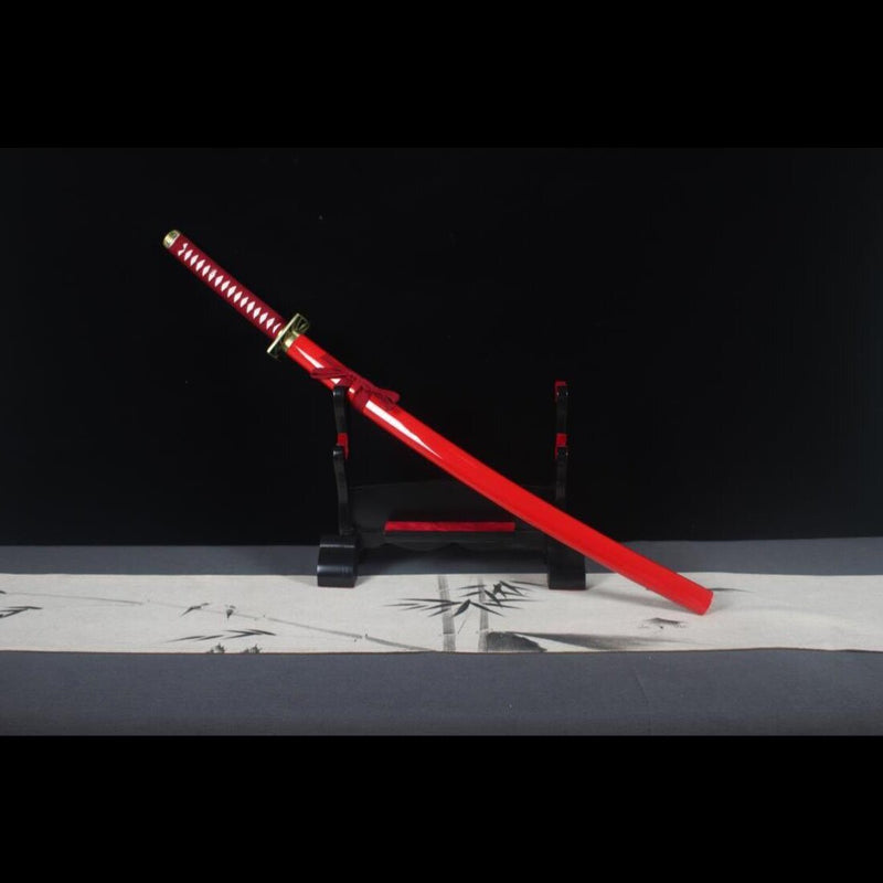 Bleach Abarai Katana Zabimaru Zanpakuto 1060 Steel Full Tang for Sale 