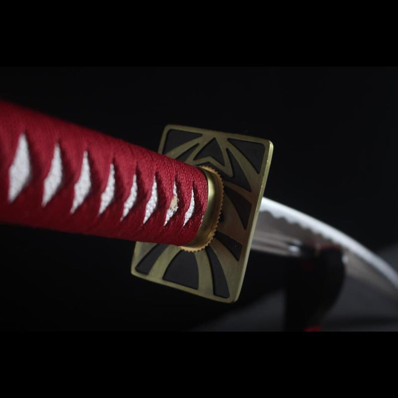 Bleach Abarai Katana Zabimaru Zanpakuto 1060 Steel Full Tang for Sale 