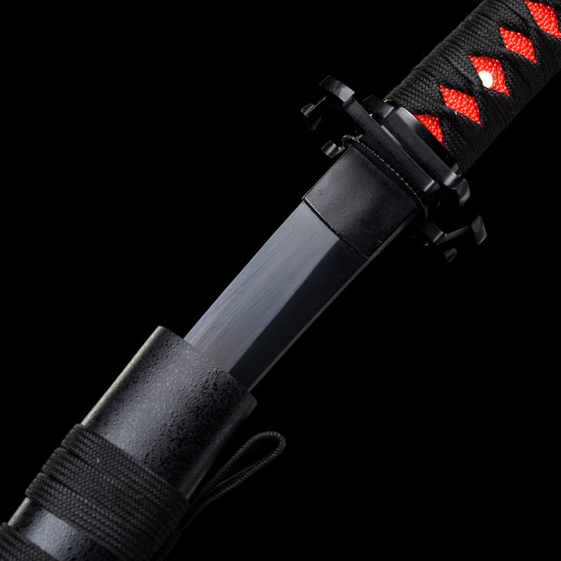 Bleach Ichigo Kurosaki Bankai Sword Mini Katana - Tensa Zangetsu, 1060 Steel for Sale 
