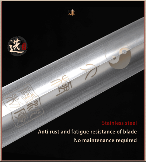 Chinese Sword Dragon Head Tai Chi Jian Stainless Steel Martial Arts Sword Longquan Sword-COOLKATANA-SL-8008-1-U