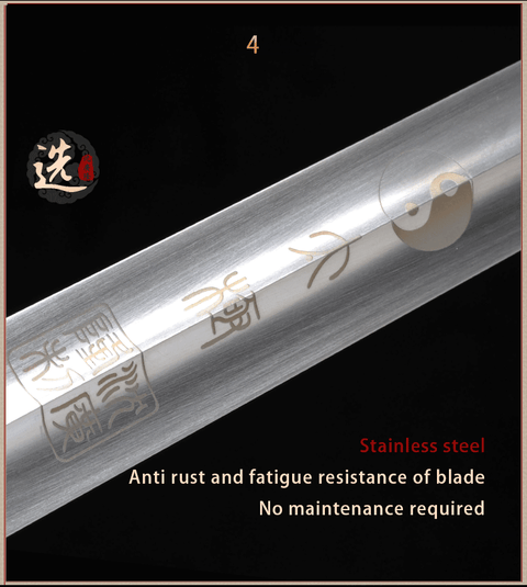 Handmade Chinese Sword Copper Coin Tai Chi Jian Longquan Sword Rosewood Scabbard-COOLKATANA-SL-8009-1-U
