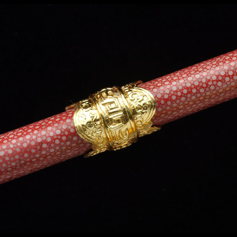 Handmade Chinese Sword Emperor Kangxi's Sword Folded Steel Blade Genui 