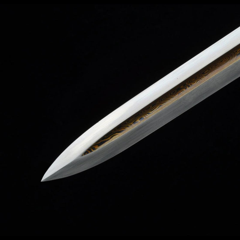 Handmade Chinese Sword Emperor Kangxi's Sword Folded Steel Blade Genui 