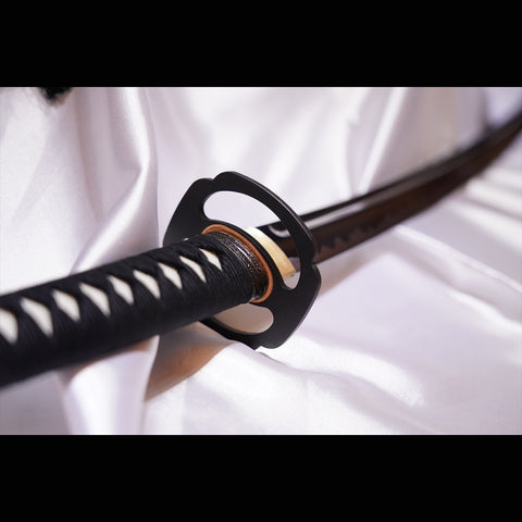 Hand Forged Japanese Iaito Practice Sword Stainless Steel Full Tang Iron Tsuba Unsharpened-COOLKATANA-ZS-0092-U