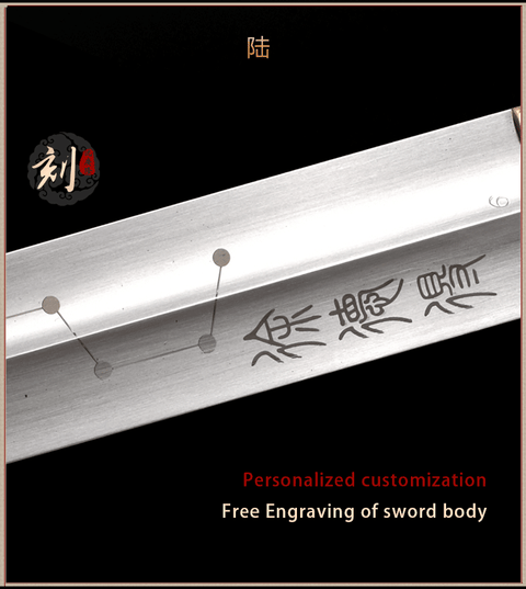 Chinese Sword Dragon Head Tai Chi Jian Stainless Steel Martial Arts Sword Longquan Sword-COOLKATANA-SL-8008-1-U