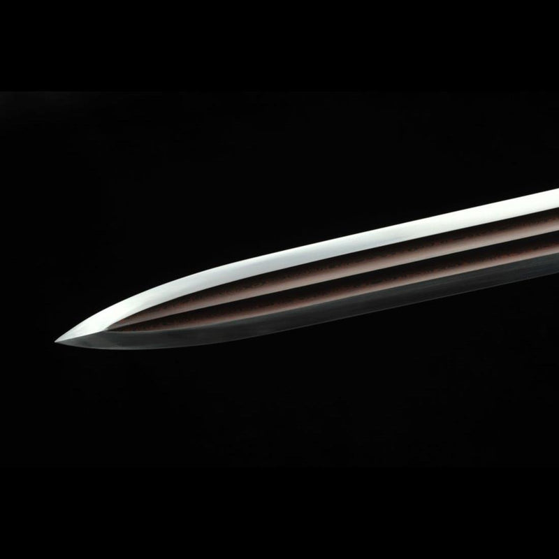 Handmade Chinese Sword Dragon Growl Sword Folded Steel Blade Hand Poli 
