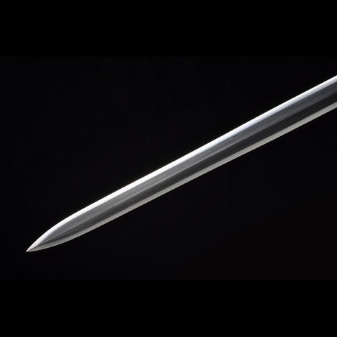 Handmade Chinese Sword Silver Dragon Han Jian Folded Steel Eight-sided Blade-COOLKATANA-SL-6033-U
