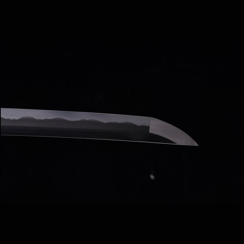 Hand Forged Japanese Samurai Sword Smelted Steel Sashikomi A+ Polishin 