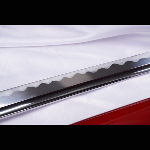 Hand Forged Japanese Samurai Katana Sword Manganese Steel Blade Oil Quenching Iron Tsuba-COOLKATANA-ZS-0065 ZS-0064-U 4