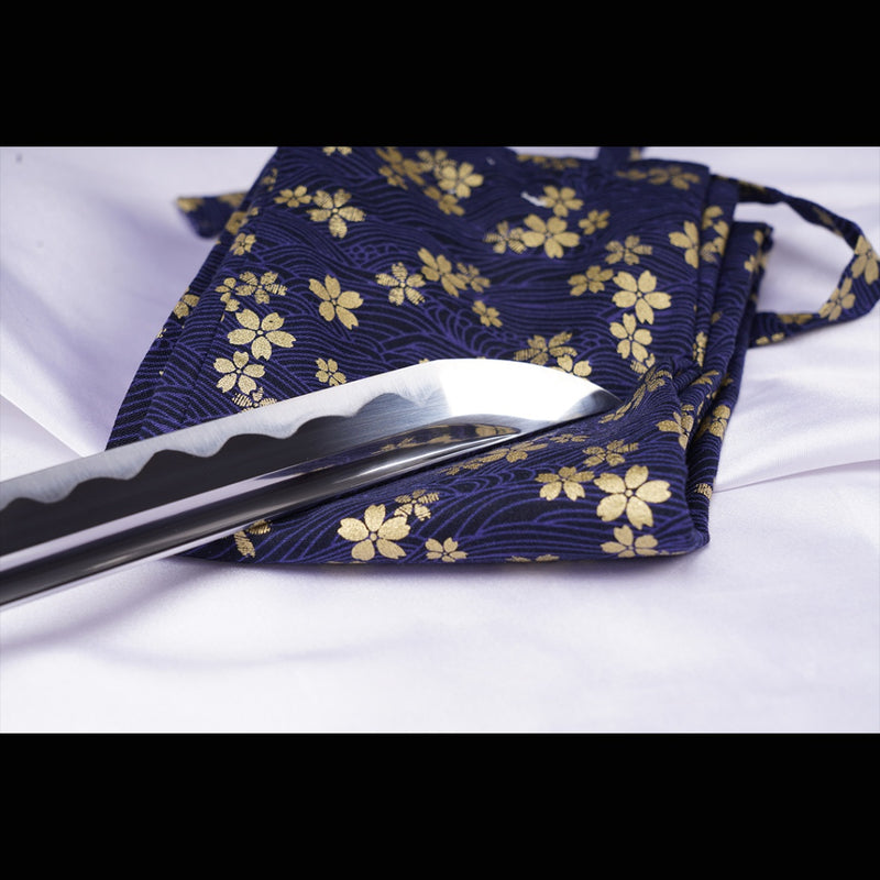 Hand Forged Japanese Samurai Katana Sword Manganese Steel Blade Oil Qu 