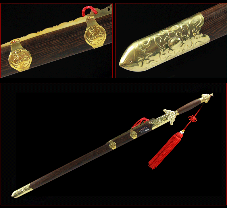 Chinese Sword Dragon Head Tai Chi Jian Stainless Steel Martial Arts Sw 
