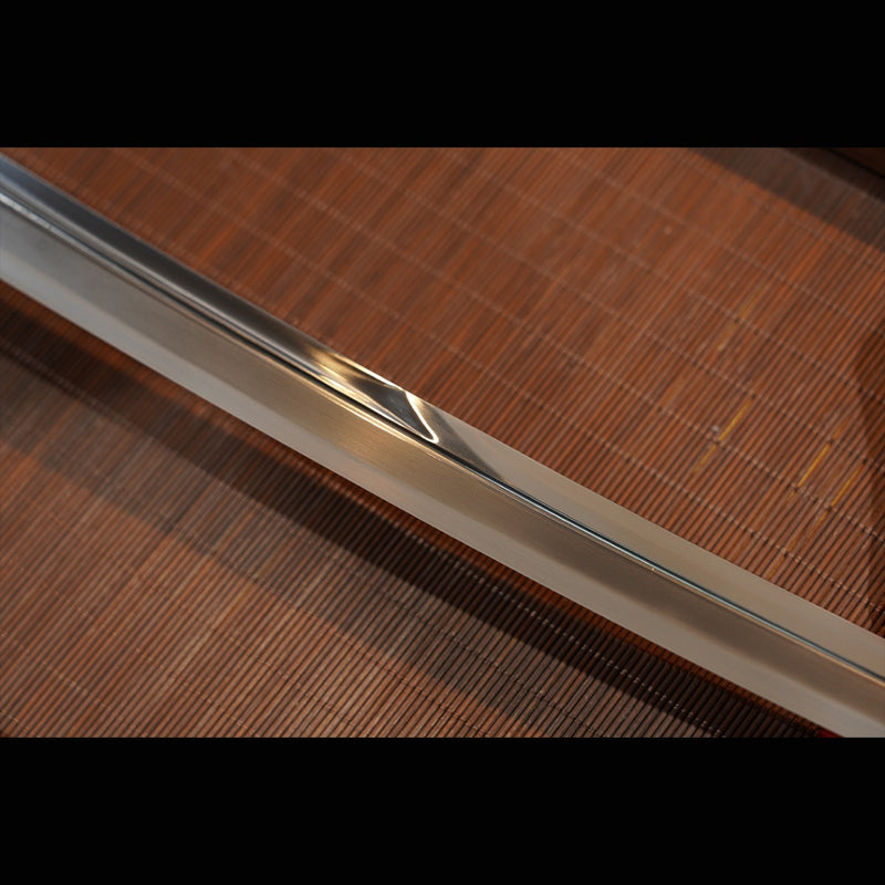 Hand Forged Japanese Tachi Samurai Sword Folded Steel Clay Tempered Go 