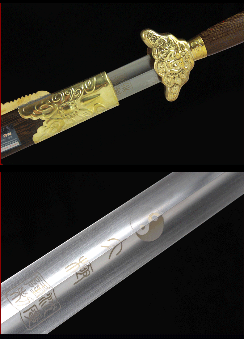 Chinese Sword Dragon Head Tai Chi Jian Stainless Steel Martial Arts Sw 